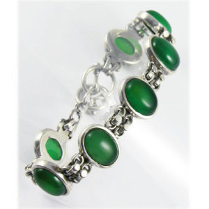 Bracelet Agate Verte