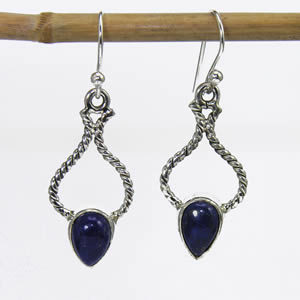 Lapis Lazuli boucles pendantes