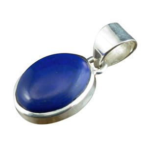 Petit pendentif Lapis lazuli simple et discret