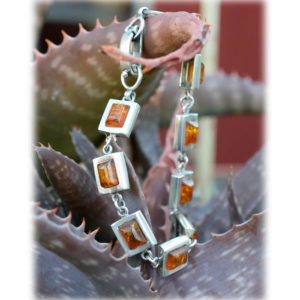 Bracelet femme bijou protection pierres ambre